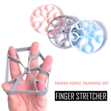 3pcs Silicone Finger Gripper Strength Trainer Resistance Band Grip Wrist Stretcher Finger Trainer Pow Exercise Carpal Expander 2024 - купить недорого