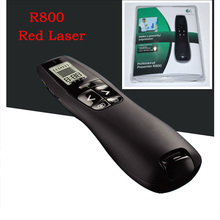 Logitech Presenter R800 Brilliant 5MW Red Laser Pointer LCD Diaplay with Timer Wireless Range UP To 50 Foot 2024 - buy cheap
