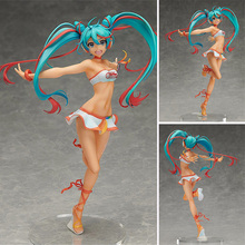 New Japanese girl Anime Hatsune Miku figures RACING MIKU Thailand Ver.PVC Action Figure Collection Model Toys For Chirstmas Gift 2024 - buy cheap