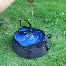 8.5L Camping Folding Wash Basin Outdoor Water Bucket Portable Waterproof Foot Washbasin Fishing Collapsible Water Container 2024 - buy cheap