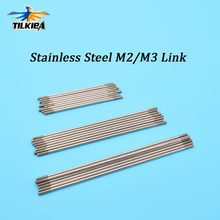 5pcs M2/M3*L150/200/250/300mm Link Stainless Steel Connecting Rod  with Dual End Thread for Servos, Rod End Linkage&DIY Material 2024 - buy cheap