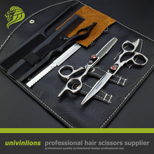 6.0" hairstylist scissors barbering designs japan hair scissors hairdressing kits professional barber kit coiffeur hot shears 2024 - buy cheap