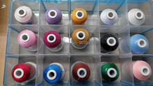embroidery thread 15 popular colors gift thread kit includes glow in the dark embroidery thread 3 cones, 1000 meters each 2024 - buy cheap