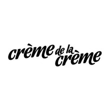 15*3,8 см CREME DE LA CREME модные популярные аксессуары для стайлинга Автомобиля Виниловые наклейки для автомобиля черный/серебристый C9-0217 2024 - купить недорого