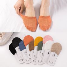 2019 Women Simple Solid Sock Slippers Half Grip Foot Toe Socks Summer Thin Invisible Socks Feet Women's Fashion Socking female 2024 - buy cheap