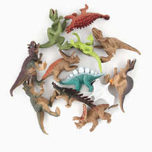 Фигурки динозавров 12 шт./лот, детские игрушки, модель дракона, фигурки героев и игрушки, тираннозавр, игрушки, подарок, коллекция влюбленных 2024 - купить недорого