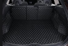 High quality! Full set car trunk mats for Volvo XC60 2017-2009 waterproof boot carpets cargo liner mats for XC60 2015 2024 - buy cheap