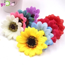 10pcs 6cm high quality artificial flowers silk sunflower Gerbera Wedding home decoration DIY wreath Scrapbooking fake flowers 2024 - buy cheap