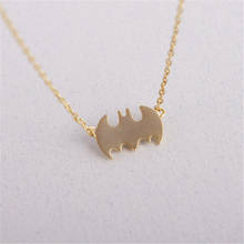 Batman necklace fashion gold jewelry chain  batman necklaces pendants superman batman necklace charm 2024 - buy cheap