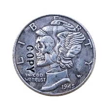 Hobo никелевая монета 1945 Mercury Dime копия 2024 - купить недорого