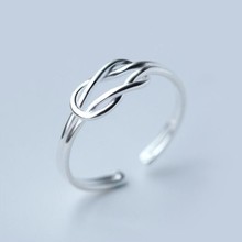 Jisensp корейский стиль крутой для наматывания ниток форма открытый кольца для мужчин и женщин Креативный дизайн Леди Мода Шарм ювелирные изделия аксессуары 2024 - купить недорого