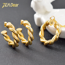 ZEA Dear Jewelry Big Copper Jewelry Set For Women Earrings Necklace Pendant For Party Gift Dubai Fashion Flower Jewelry Findings 2024 - buy cheap