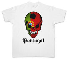 Camiseta de marca con bandera de calavera de Portugal, ropa de moda, Camiseta clásica de fútbol, pancarta de Hooligan de Fan, 2019 2024 - compra barato