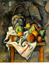 100% hand made Oil Painting Reproduction on linen canvas,landscape art,ginger-jar by paul Cezanne,still life oil painting 2024 - buy cheap