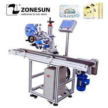 ZONESUN XL-T831 Automatic Flat Surface Labeling Machine Label Applicator Square Bottle Sticker Labeler 2024 - buy cheap