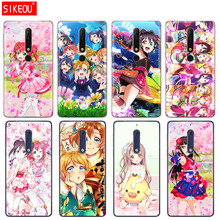 Funda de silicona para teléfono móvil Nokia, carcasa de silicona para móvil Nokia 5, 3, 6, 7 PLUS, 8, 9 /Nokia 6,1, 5,1, 3,1, 2,1, 6, 2018, Anime, Love Live, Rosa 2024 - compra barato