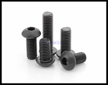 50pcs/Lot Metric Thread ISO7380 M6 10.9 Alloy Steel Button Head Hex Socket Cap Screw Bolt Brand New 2024 - buy cheap