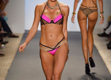 Bikini de estilo Halter para Mujer, traje de baño de dos piezas con realce, de retazos 2024 - compra barato