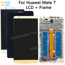 for Huawei mate 7 LCD Display+Touch Screen Digitizer Assembly Replacement Parts Screen with Frame For 6.0" Huawei mate7 LCD 2024 - buy cheap