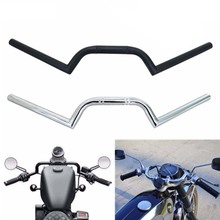 Universal Fit Chopper Cafe Racer Cruiser Bobber Tracker Motorcycle Handlebar Chrome 7/8" 22mm Handlebar High-Rise Drag Bar 2024 - buy cheap