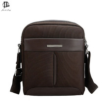 New High Density Nylon&Pu Leather Men's Small Messenger Bag Crossbody Shoulder Sling Bag Business Travel Zipper Bag for men 2024 - buy cheap