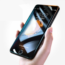 Protetor de tela para iphone, película de vidro temperado para tela de iphone 7, 8, 6, 6s, 5 s, se, x, 6, 7, 8 plus
