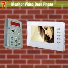 7" color Monitor video door phone System video intercom doorbell ID password Unlocking doorbell intercom doorphone for villa 2024 - buy cheap