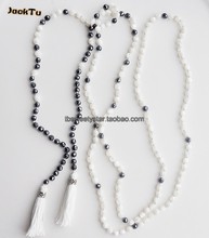 new design long mother of pearl necklace tassels for wedding 2024 - buy cheap