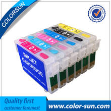 6pc T0821 82N Refillable ink Cartridge for epson R270 R290 R295 R390 RX590 RX610 RX615 RX690 T59 TX650 TX659 TX700 with ARC Chip 2024 - buy cheap