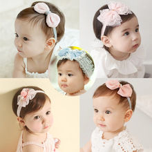New Fashion Baby Girls Lace Flower Headband HairbandsHair Bows Kids Hair Accessories Kids Children Girls Headwear Bandage WL-177 2024 - buy cheap