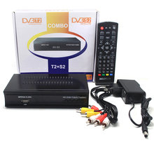 DVB-T2 + S2 Combo 2 in 1 Digital Satellite Receiver Combo dvb t2 + S2 HD 1080P dvb-t2 tv Box 2024 - buy cheap