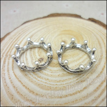 85 pcs Charms Crown Pendant  Tibetan silver  Zinc Alloy Fit Bracelet Necklace DIY Metal Jewelry Findings 2024 - buy cheap