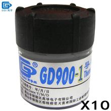 GD900-1 Thermal Conductive Grease Paste Silicone Plaster Heat Sink Compound 10 Pieces Net Weight 30 Grams Containing Silver CN30 2024 - buy cheap