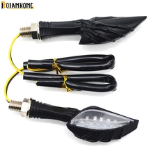 Intermitente LED Universal para motocicleta, luz indicadora de 12 LEDs para Kawasaki versys 650, 2013, 2014, 2015, 2016, VERSYS65 2024 - compra barato