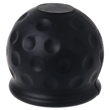 Tapa de bola para barra de remolque, accesorio Universal Negro de 50mm, enganche de remolque, protección para caravana y remolque 2024 - compra barato