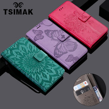 Tsimak-Funda de cuero PU con tapa para Huawei Honor 7X, carcasa para teléfono, bolsillo para tarjetas 2024 - compra barato