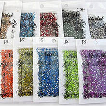 Candy neno Colors 2MM round metal acrylic 3D nail art decoration rhinestone Neon studs cell phone accessories 2024 - buy cheap