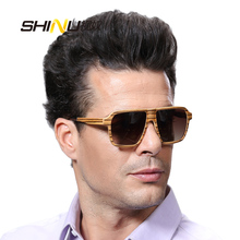 Handmade Natural Wooden Sunglasses retro laminated wood Sun glasses Men Women polarized sunglasses SH73005 2024 - buy cheap