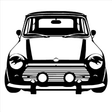 CLASSIC MINI COOPER Vinyl Wall Art car sticker boys room decal home decoration 2024 - buy cheap