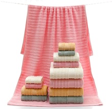 Conjunto de 3 peças de toalha de banho de fibra de bambu, lenço + toalha de banho + toalha de rosto + toalha de banho grande, homens, mulheres, conjunto de toalhas de banheiro, presentes 2024 - compre barato