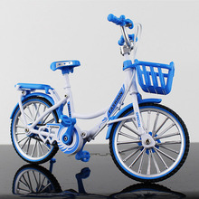 1:10 modelo de bicicleta de metal, brinquedo, city bike, ciclo, réplica, coleção diecast para presente de crianças para menina ou filha, aniversário 2024 - compre barato
