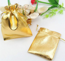 20 pcs 13*18 cm sacos de ouro mulher saco de cordão do vintage para o Casamento/Festa/Jóias/Natal/presente artesanal diy Saco de Embalagem Pouch 2024 - compre barato