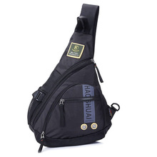 Mochila masculina de náilon, bolsa de peito com alça alta capacidade, única, de ombro, transversal, mensageiro, bolsa de viagem militar, mochila para uso no dia a dia 2024 - compre barato