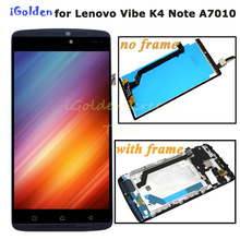 Test LCD for Lenovo A7010 LCD Screen Display with frame Touch Panel Digitizer Assembly Repalcement Parts for Lenovo K4 Note LCD 2024 - buy cheap