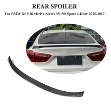 Carbon Fiber Rear trunk Spoiler Boot Lip Wing for BMW X6 F16 2015 2016 2017  2024 - buy cheap