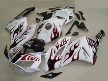 Motorcycle Fairing kit for HONDA CBR1000RR 04 05 CBR 1000RR 2005 2004 cbr1000rr ABS Red Flames White Fairings set+7gifts HS17 2024 - buy cheap
