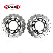 ARASHI For SUZUKI DL V-STROM 650 2007-2012 CNC Front Brake Rotors Disc Disks Vstrom 2007 2008 2009 2010 2011 2012 GSR400 GSXF 2024 - buy cheap