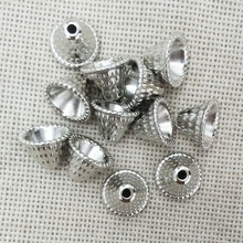 Borla brincos borla achados tampa de crimpagem extremidade de miçangas pérola espaçador chifre oco colar amuletos pulseira fabricação de jóias 2024 - compre barato