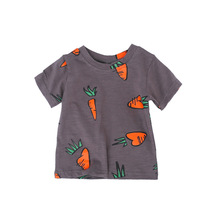 Kids T-shirts Baby Boys Cotton Clothes Summer Short Sleeves T shirt Baby Girls Cartoon Carrot Tops Tees 2024 - buy cheap