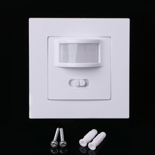 Interruptor de luz infravermelho com sensor de movimento pir, módulo de parede embutido, 110v-240v ac 2024 - compre barato
